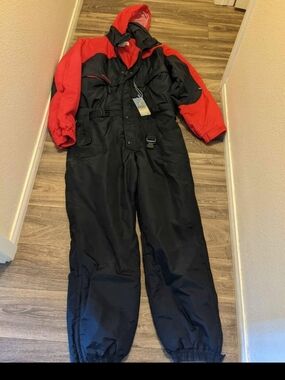 Columbia Red and Black Snow Jumpsuit -Men Size XL